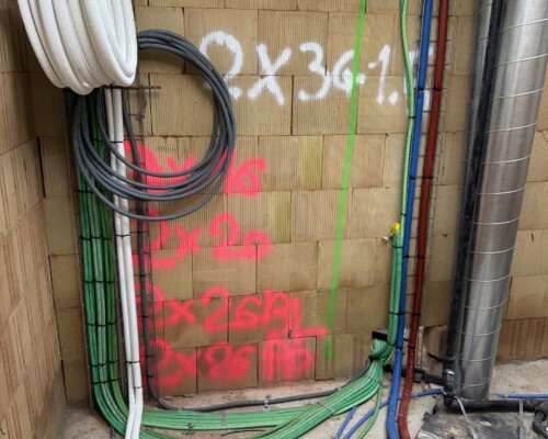 Techniek Verbelen Nieuwbouw in de ruwbouwfase